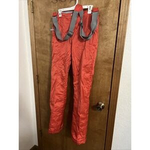 Ski Pants Womens 42 US 10 16Y Medium Italy Lined 30 Waist 32 Inseam Melon READ